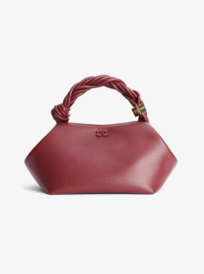Bolso Bou Ganni burgundy
